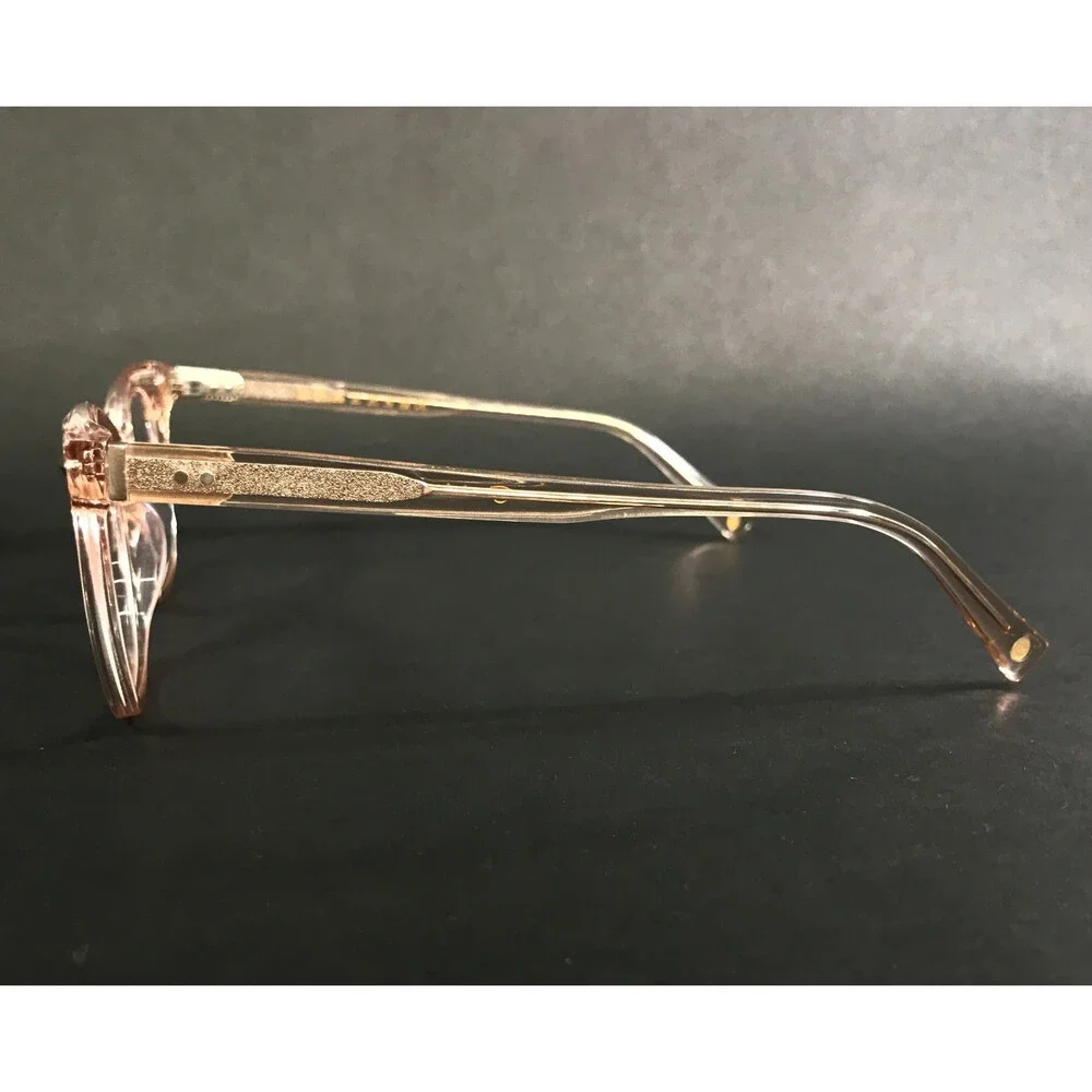 Erkers Eyeglasses Frames CALHOUN Champaign Transparent Pink Square 49-22-146